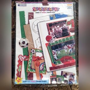 5/25 Forever Scrapbooking 11 Sports Themed Pages New in package